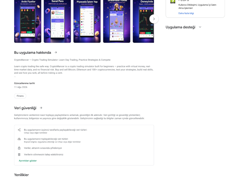 CryptoMancer Trading Simulator