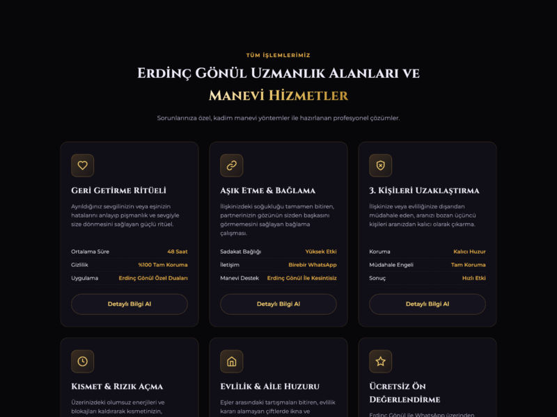 Erdinç Gönül Manevi Danışmanlık